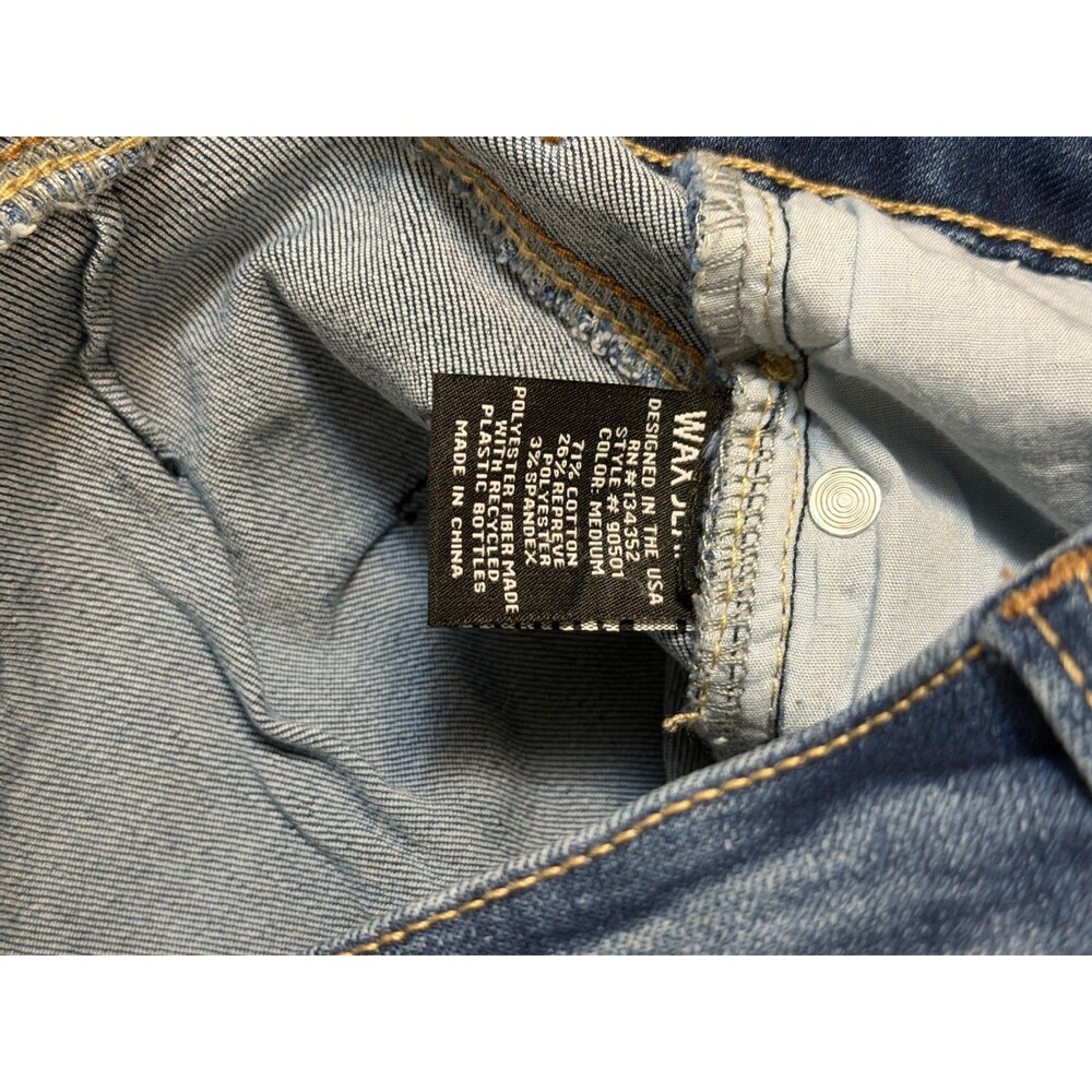 Wax Jean Jeans Womens 11/30 High Rise Sustainable Denim Medium Wash - Picture 6 of 10